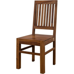Massivmoebel24.De Sydney Chair Solid Sheesham Modern Dining Chair Made of Solid Wood Varnished in Noble Unique