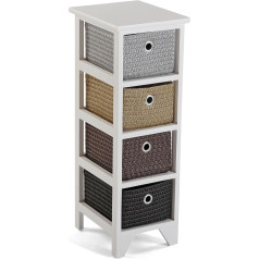 Versa - bathroom chest with 4 baskets