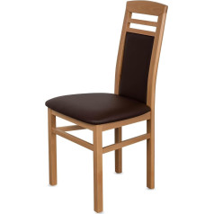 Keho Schwarzwald ST44 Solid Beech Wood Dining Chair, 56 x 47 x 101 cm