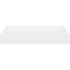 ‎Steens Hoppekids ALBA Bed Drawers, 133 x 21 x 81 cm (W x H x D), MDF Wood, White, for Alba Single Bed (631/58)