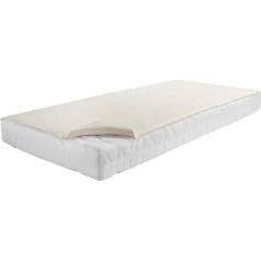 Dormisette Protect & Care Dormisette Q59 Molton-Matratzenauflage, 160/200 cm, Baumwolle/Zwirn-Calmuc, Creme/Beige
