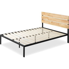 Zinus Bed with Wood Slat, 140 x 190 x 35.5 cm