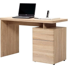 Jahnke Desk Rough-Sawn Oak 120 x 55 x 76 cm