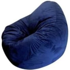 Altmark-Design XXL Microfibre Beanbag Blue / Navy with Lining