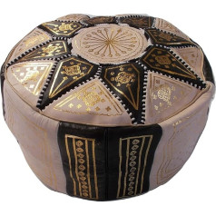 Etnico Arredo Ottomano 2209191146 Pouf Morocco Beanbag Genuine Leather Arabo Ethnic Footrest Handmade