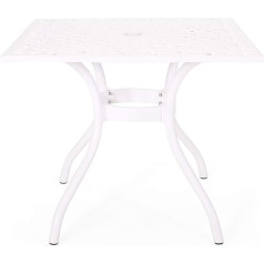 Christopher Knight Home Yadira 312323 Outdoor Dining Table White