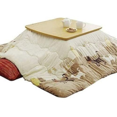 Wbjlg Heating Table Tatami Kotatsu Table Kotatsu Table with Heating and Ceiling Table Washable Kotatsu Futon Household Lazy Set Japanese Kotatsu