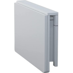 Wandmontierter Tisch, zusammenklappbarer Wandschreibtisch für kleine Räume, weißer Holz-Küchen-Drop-Leaf-Esstisch, zusammenklappbarer Tisch, Eck-Computertisch, Arbeitstisch für das Heimbüro