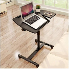 Nachttisch mit C-förmiger Basis, Laptop-Schreibtisch, Heimbüro, Sofa, Beistelltische, klappbare Halterung, mobiler Tisch, Laptop-Tisch, tragbarer Beistelltisch, ideal für kleine Laptops ode