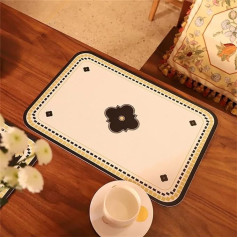 ‎Temkin Tischsets-Set aus hitzebeständigen Tischsets, westlichen Lebensmittel-Isolierpad, leicht und dünn, Tischset für Zuhause, Hotel, Schüssel, Wasser, Untersetzer, Küchenmatte