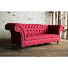 Jvmoebel Chesterfield Design Luxury Upholstered Sofa Couch Seat Set Leather New Sofas #203