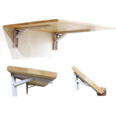 Folding Wall Table Folding Wall Table Wall Mounted Folding Table for Small Spaces Dining Room Study Kitchen Dinner Bar Space Saving (Size : 39.4 x 19.7 Inches