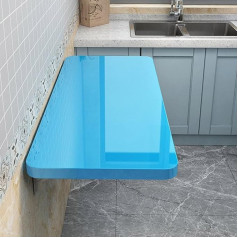 Wall Folding Table Folding Wall Table Folding Wall Mounted Table Folding Kitchen and Dining Table Heavy Duty Wall Mounted Floating Folding Computer Desk (Colour: