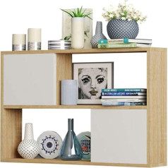 Bookcase Wall Mounted Solid Wood Bookcase Locker with Door Bedroom Cabinet Bedside Table (Color : C) (D)