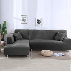 ‎Pandahug PandaHug Sofa Cover L-Shape Sofa Slipcover Pet Protection Anti-slip Stain Resistant Machine Washable Furniture Protection Modern Corner Sofa Covers