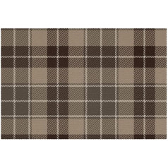 Tbouobt Stoff-Tischsets, waschbare Tischsets für Esstisch, 6er-Set,Vintage Brown Gitter Plaid Gitter