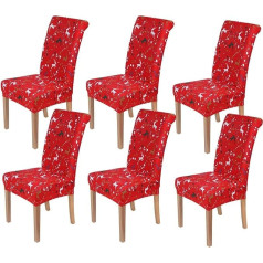 ‎Homaxy Homaxy Stretchy Chair Protector Cover Modern Universal Dining Chair Covers, Bi-Elastic Washable