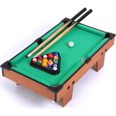 Mini Billiards Table Set, Double Table Top Pool Game, Indoor Parent Child Tabletop Billiards, for The Whole Family Arcade Table Games