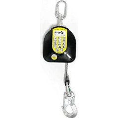 ELLER Safe fall protection - WR100 - with strap material and carabiner with fall indicator - European manufacturing, so meets safety requirements