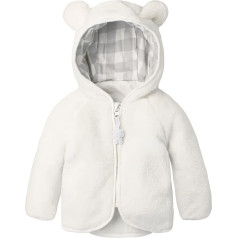 Volunboy Baby Boys Polar Fleece Jackets Autumn Winter Jacket Full Zip Hooded Pullover Fleece Jacket Winter Coat