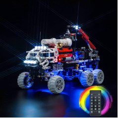 Remote Control Light Kit for Lego 42180 Mars Crew Exploration Rover (Not Lego), LED Lighting Set for Lego Technic Mars Crew Exploration Rover Construction Set Creative Toy