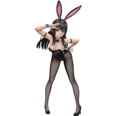 FREEing A Certain Scientific Railgun T Statuette PVC 1/4 Ruiko Saten: Bunny Ver. 40 cm