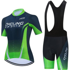 Hotlion Women's Cycling Jersey Set Bib Shorts Suits Summer Road Bike Clothing