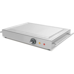 Teppinox M2000 Electric Grill Made in Germany (Electric Grill Plate, Teppanyaki, Table Grill with Precise Temperature Control up to 250 Degrees, Stainless Steel Grill for Best Heat Distribution)