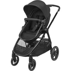 Maxi-cosi Zelia 3 Luxe 2-in-1 Pushchair, Reversible Seat, One-Handed Folding, from Birth to Approx. 4 Years, 0-22 kg, Twillic Black