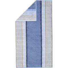 CAWÖ Home Noblesse Harmony 1085 Sky 17 Bath Towel 80 x 160 cm Stripes
