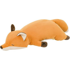 Nemu Nemu Animals 6231909 Plush Toy, Fox Konta, Cuddly Toy, Extra Soft and Cuddly, Soft Toy, Designed in Japan, Cuddly Cushion, Size L, 53 cm