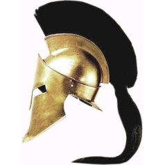 THEGROWSTORE - King Spartan 300 Movie Helmet + Liner & Stand for Re-Enactment,LARP,Role Play by