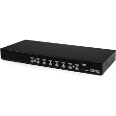 Startech.com 8 Port 1U Rack Mount USB KVM Switch with OSD