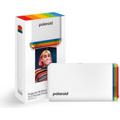 Polaroid Hi-Print - 2nd Generation - Bluetooth Connected 2x3 Pocket Photo, Dye-Sub Printer - White