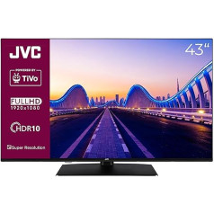 JVC 43 Inch TV/TiVo Smart TV (Full HD, HDR, Triple Tuner, 6 Months HD+ Included) LT-43VF5355