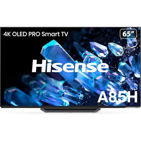 Hisense 65A85H OLED 164 cm (65 Inch) TV, 4K, HDR, Dolby Vision IQ & Atmos, IMAX Enhanced, Filmmaker Mode, 120Hz, Alexa Built-in, Google Assistant, Game Mode Pro, DTS Virtual X, Anthracite [2022]