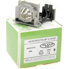 Alda PQ Premium Projector Lamp Compatible with MITSUBISHI HC1100, HC1500, HC3000, HC3100, HC910, HD1000, VLT-HC910LP, VLT-HC100LP Projectors, Lamp with Housing