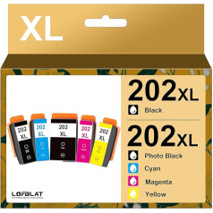 LOFBLAT 202XL 202 XL Printer Cartridges Multipack Replacement for Epson 202 202XL Cartridges for Epson XP 6100 Cartridges for Epson Expression Premium XP-6000 XP-6005 XP-6100 XP-6105 XP6000 XP6005