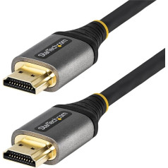 StarTech.com 50 cm 8K HDMI 2.1 Cable - Certified UHD HDMI 2.1 Cable 48Gbit/s - 8K 60Hz/4K 120Hz HDR10+ eARC - UHD 8K HDMI Cable - Monitor/TV/Display - Flexible TPE Sheath (HDMM21V50CM)