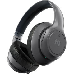 MIIEGO Boom ANC Bluetooth Headphones Active Noise Cancelling Wireless Over-Ear Headphones Water-Repellent Titanium