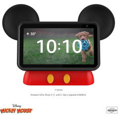 Ständer „Made for Amazon“ für Amazon Echo Show 5, inspiriert von Disneys Micky Maus | Kompatibel mit Echo Show 5 (1. und 2. Gen.)