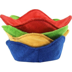 SANON 4 Piece Microwave Oven Bowl Set Microwave Heat Resistant Hot Bowl Holder