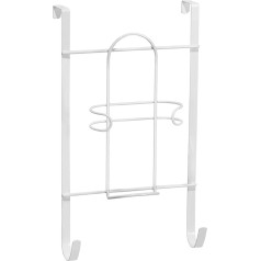 art moon Flint Ironing Board Holder Over Door Ironing Board Holder for Hanging Steel Vinyl Coated Dimensions 24.5 x 9.5 x 42.5 cm Robust and Stylish