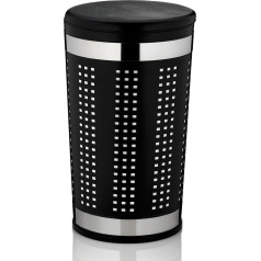 Kela Sevilla 21818 Laundry Basket with Seat Cushion Black