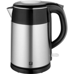 Zwilling Kettle, 1.2 Litres, 1.550 - 1.850 Watt Stainless Steel, Plastic, Black