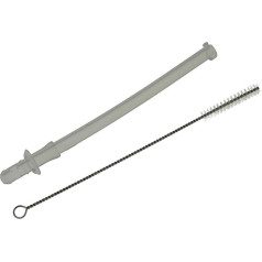 Milk Intake Tube 5313235381 + Cleaning Brush (8 mm) Compatible with DeLonghi EN750 Lattissima Pro Nespresso Machine