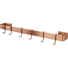 Enclume WR3 SCP Wandregal Utensilienleiste mit 6 Haken, 91,4 cm, gebürstetes Kupfer