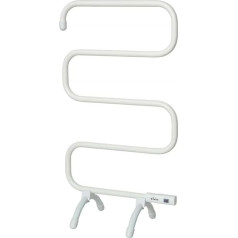 Modern Aluminium Design White Towel Rail 100W NTW-01 Plus Purline