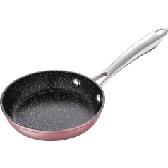 San Ignacio Q2804 Forged Aluminium Induction Pan 16 cm Diameter Pink