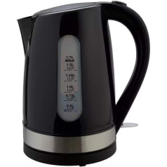 Cookworks Illuminated Plastic Kettle, Black